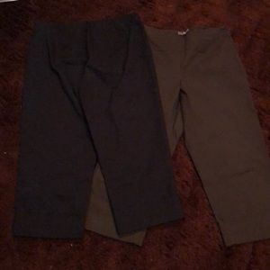 2 Black Liz Claiborne Michaela Pants